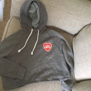 Cropped lightweight hoodie - Size S